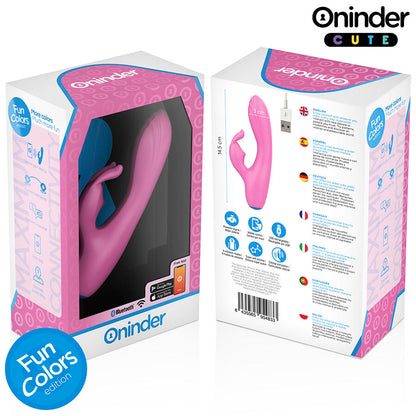 ONINDER CUTE - LOVE BUNNY VIBRATOR G-SPOT KLITORIS - GRATIS VERDENSOMSPENNENDE APP