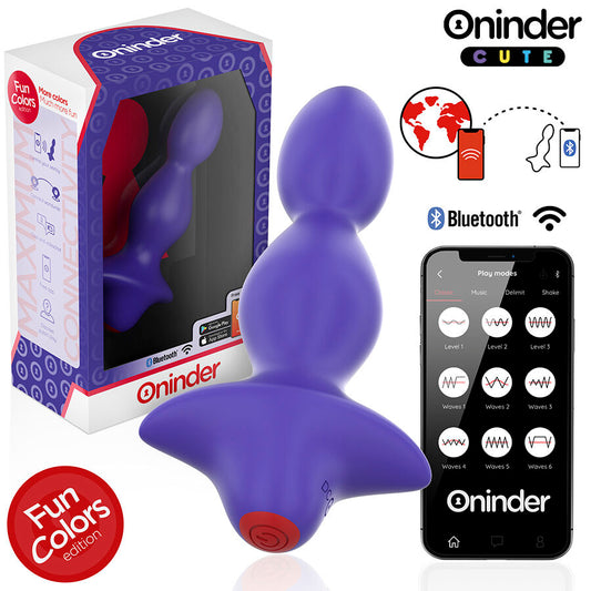 ONINDER CUTE - LOVE BUTT VIBRERENDE ANALPLUGG DILATOR - GRATIS VERDENSOMSPENNENDE APP