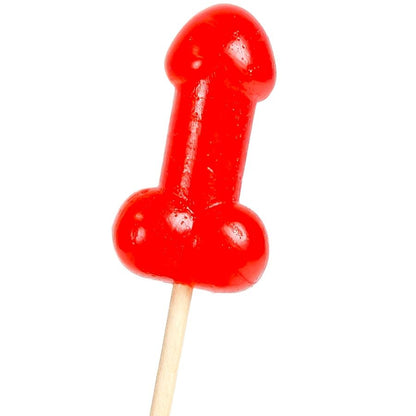 SECRETPLAY - KIRSEBÆR PENIS-LOLLIPOP MED STERK VARMEFFEKT