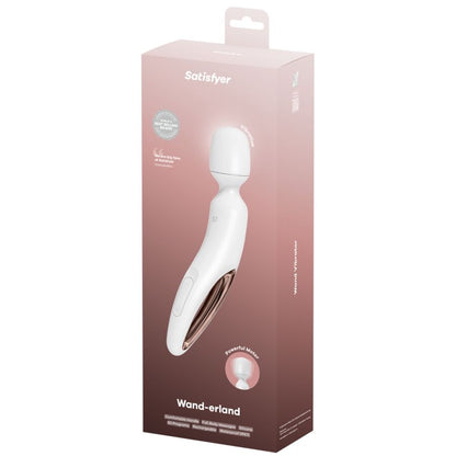 SATISFYER - WAND ERLAND VIBRERENDE MASSASJER HVIT