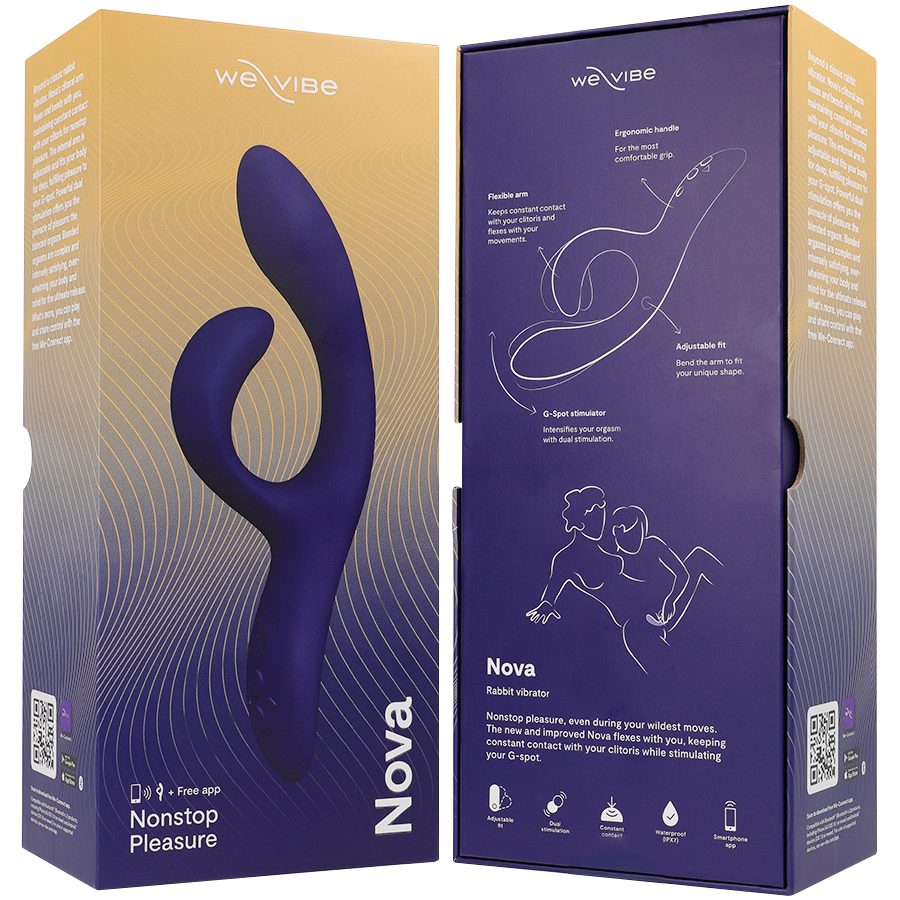 WE-VIBE - NOVA 3 KANINVIBRATOR MIDNATT BLÅ