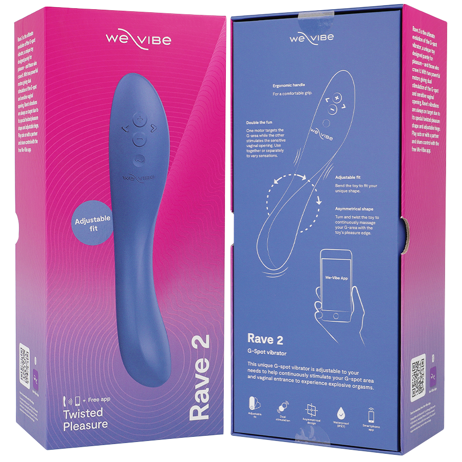 WE-VIBE - RAVE 2 G-PUNKTSVIBRATOR BLÅ
