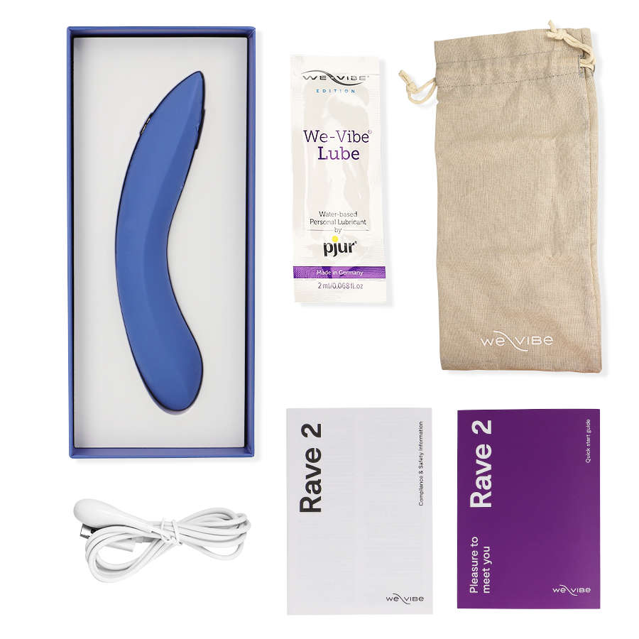 WE-VIBE - RAVE 2 G-PUNKTSVIBRATOR BLÅ