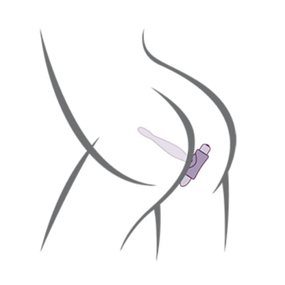 ROCKS-OFF - PETITE SENSATIONS TEAZER ANALPLUGGVIBRATOR SVART