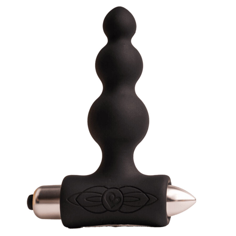 ROCKS- OFF - PETITE SENSATIONS BUBBLES ANAL PLUG VIBRATOR BLACK