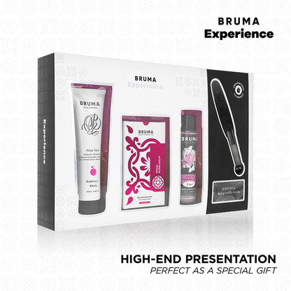 BRUMA XPERIENCE - SWEET GUM TEMPTATION KIT WITH ORGASM ENHANCER
