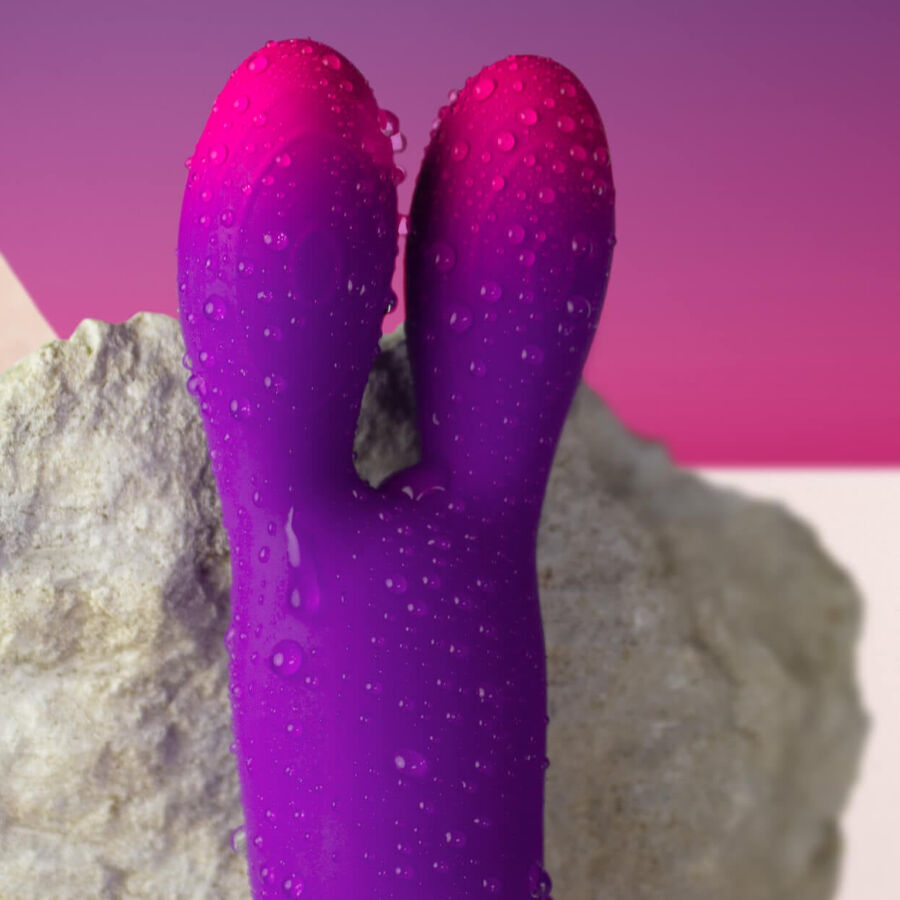 ROCKS-OFF - GLO-GIRL KANIN LILLA FLEKSIBEL VIBRATOR