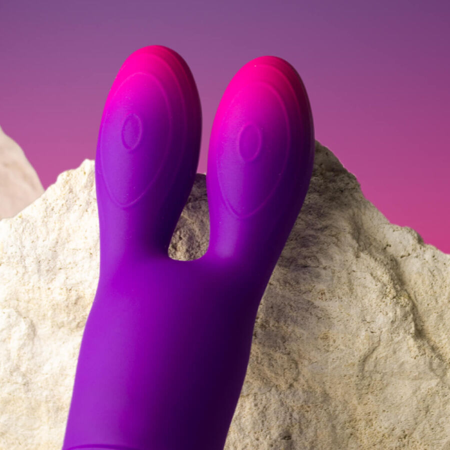 ROCKS-OFF - GLO-GIRL KANIN LILLA FLEKSIBEL VIBRATOR