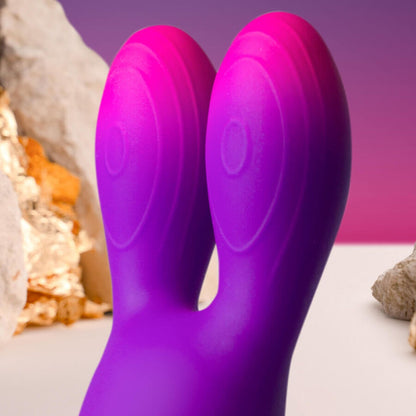 ROCKS-OFF - GLO-GIRL KANIN LILLA FLEKSIBEL VIBRATOR