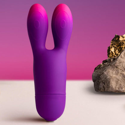 ROCKS-OFF - GLO-GIRL KANIN LILLA FLEKSIBEL VIBRATOR