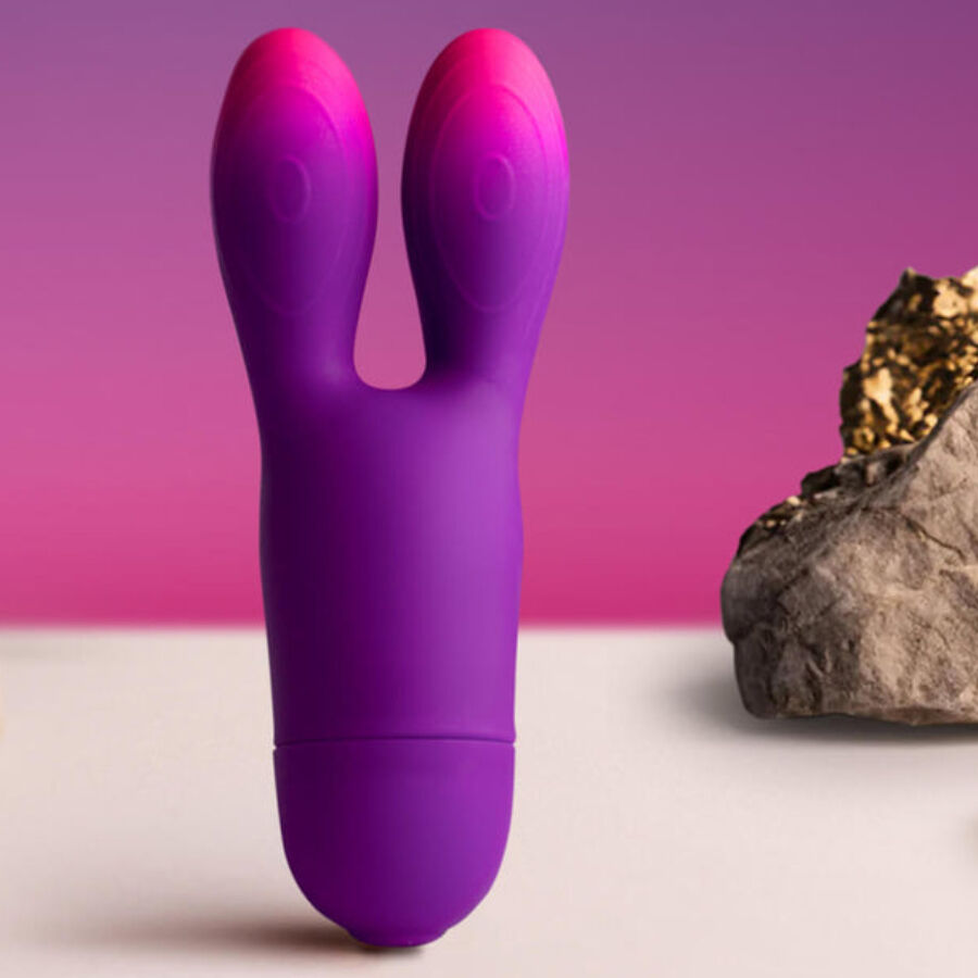 ROCKS-OFF - GLO-GIRL KANIN LILLA FLEKSIBEL VIBRATOR