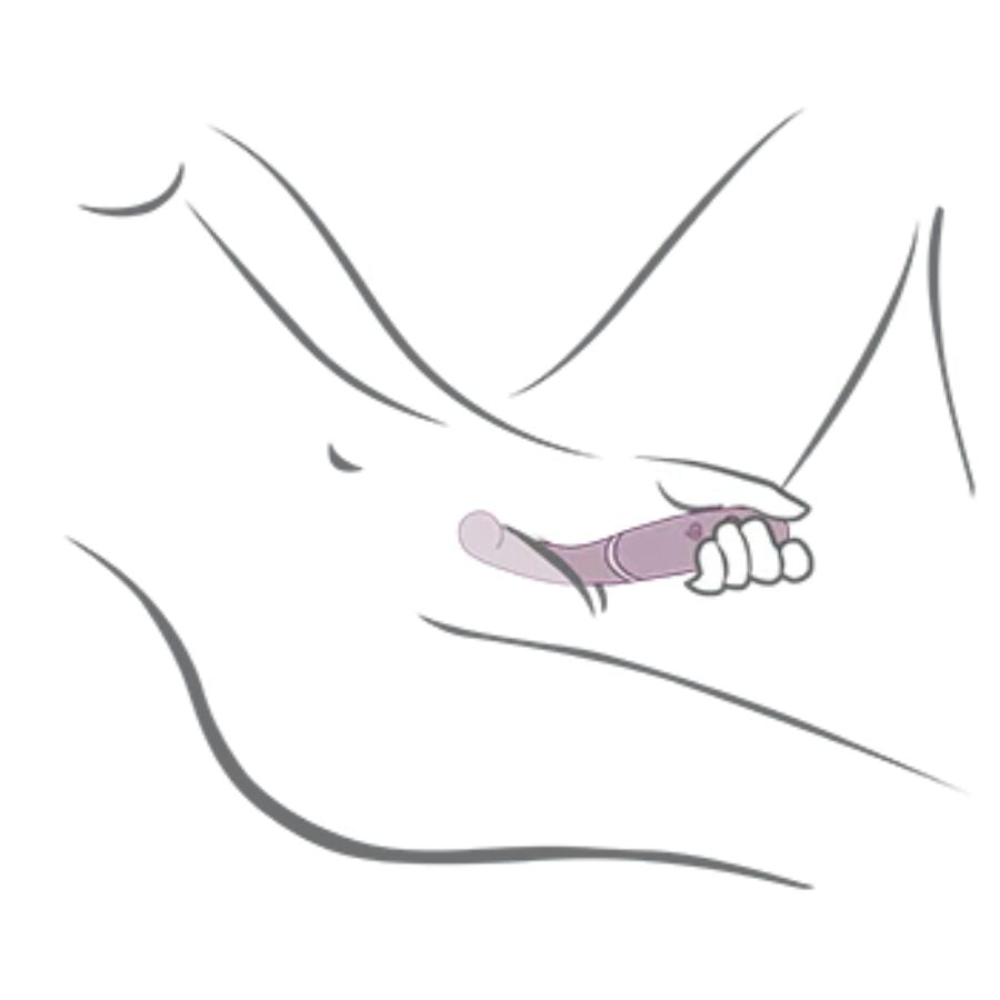 ROCKS-OFF - GEMINI DOBBELVIBRATOR G-PUNKTS KLITORISSTIMULATOR LILLA