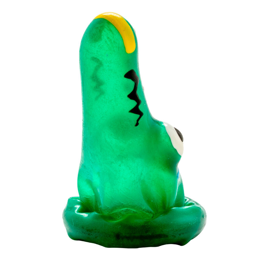 CONDOMERIE - HANDPAINTED NOVELTY CONDOMS CROCODILE MODEL 1
