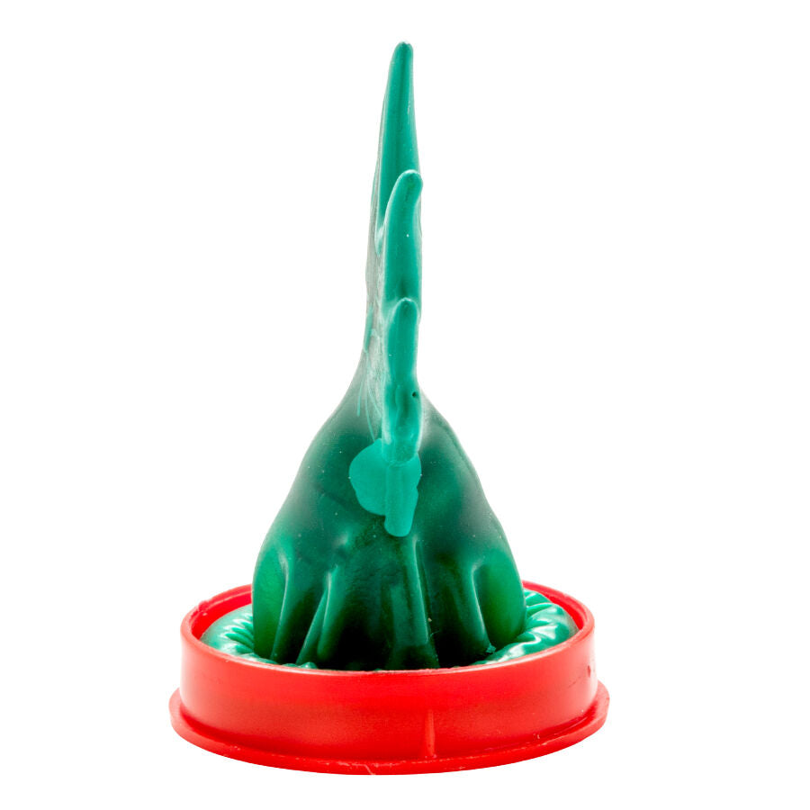 KONDOMERI - HÅNDMALTE NYHETSKONDOMER CANNABIS MODELL 1