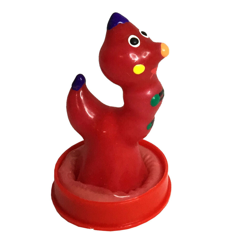 KONDOMERI - HÅNDMALT NYHET KONDOMERI MED ORMER