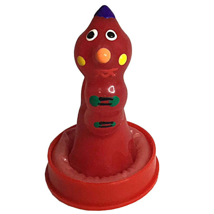 KONDOMERI - HÅNDMALT NYHET KONDOMERI MED ORMER