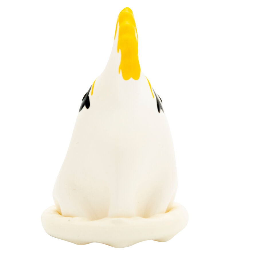CONDOMERIE - HANDPAINTED NOVELTY CONDOMS PARROT WHITE