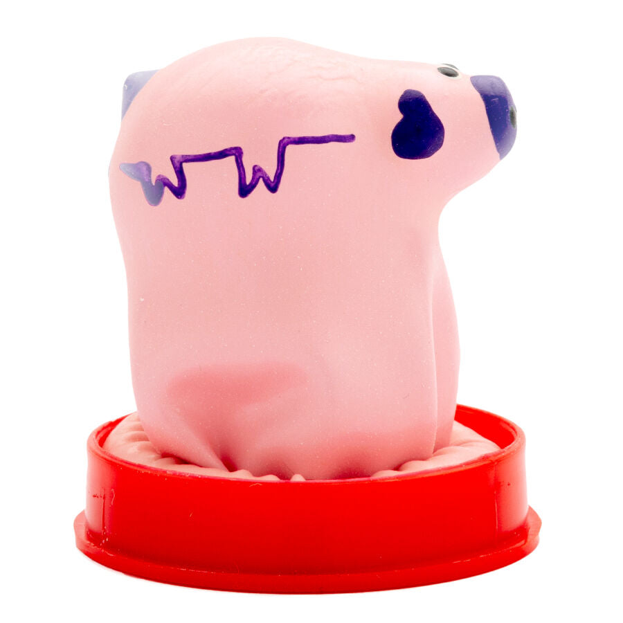 CONDOMERIE - HANDPAINTED NOVELTY CONDOMS SMALL PIG