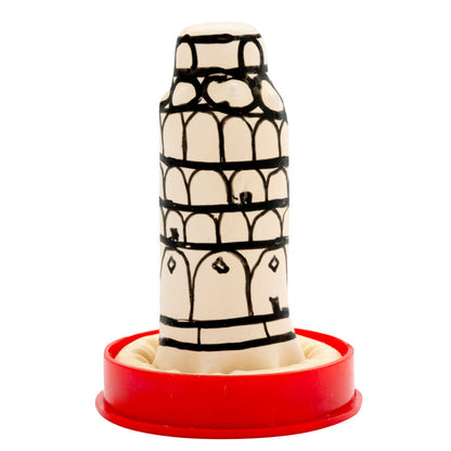 CONDOMERIE - HANDPAINTED NOVELTY CONDOMS PISA TOWER