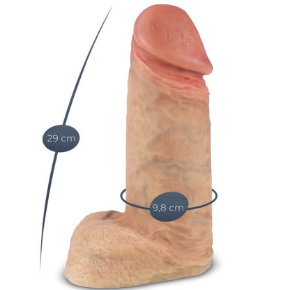 SILEXD - MODELL 1 XTREME PREMIUM SILIKON REALISTISK PENIS 28 CM