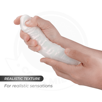 COCK MILLER - DILDO WITH SUCTION CUP, LIGHTS AND VIBRATION WITH REMOTE CONTROL WHITE 20.5 CM