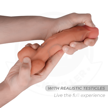 COCK MILLER - HYPERREALISTISK ARTIKULERBAR DILDO 17,8 CM