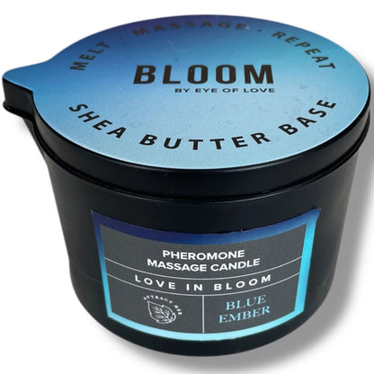 KJÆRLIGHETSØYE - BLOOM MASSASJESTYR INDICA BLÅ GLØD 150 ML