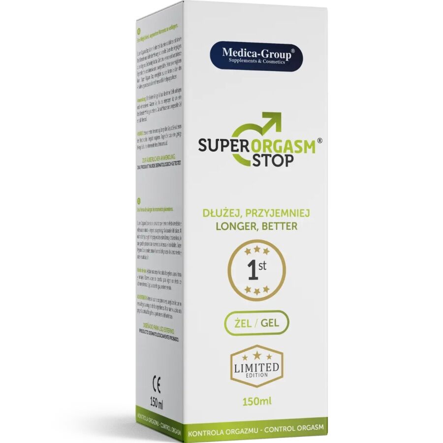 MEDICA GROUP - SUPER ORGASM STOP INTIMGEL FOR MENN 150 ML
