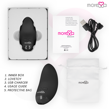 MORESSA - BLOSSOM SVART VIBRATOR