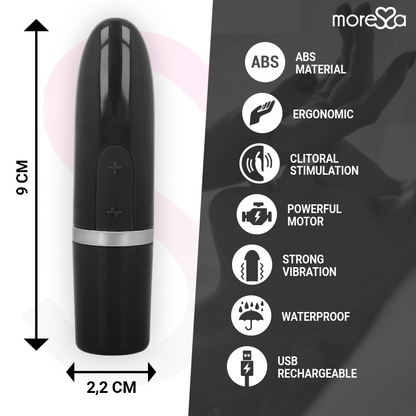 MORESSA - IVY VIBRATOR STIMULATOR TRAVEL BLACK
