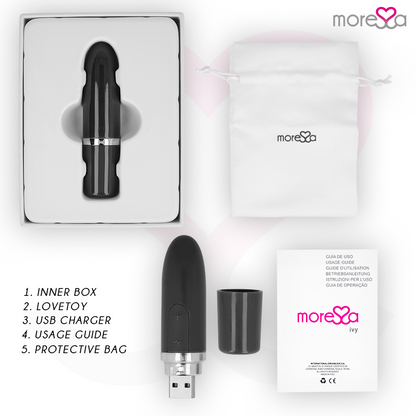 MORESSA - IVY VIBRATOR STIMULATOR TRAVEL BLACK
