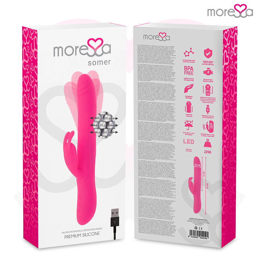MORESSA - SOMER PREMIUM VIBRATOR WITH MULTIPLE ROTATION