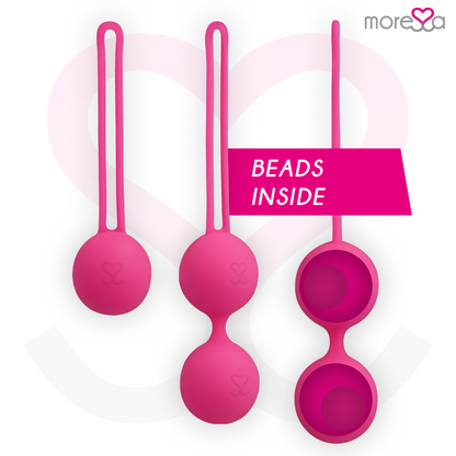 MORESSA - OSIAN SET PREMIUM SILICONE PINK (Osian One - 51 g | Osian Two - 101 g | Osian Three 85 g)