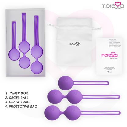 MORESSA - OSIAN SET PREMIUM LILAC SILICONE