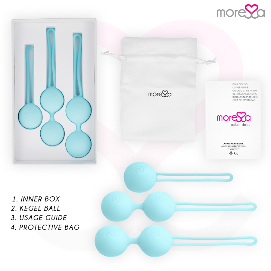 MORESSA - OSIAN SET PREMIUM TURQUOISE SILICONE