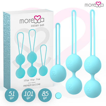 MORESSA - OSIAN SET PREMIUM TURQUOISE SILICONE