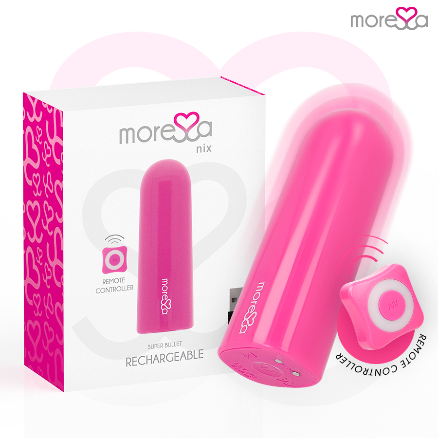 MORESSA - NIX VIBRATOR FJERNKONTROLL ROSA