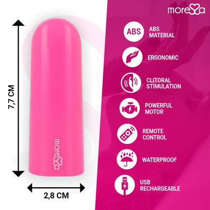 MORESSA - NIX VIBRATOR FJERNKONTROLL ROSA