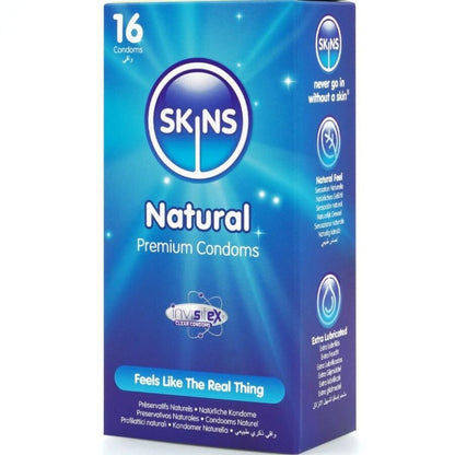 SKINS - NATURLIGE PREMIUM KONDOMER PAKKE 16