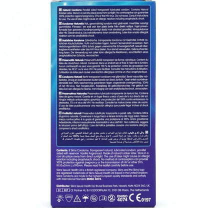 SKINS - NATURLIGE PREMIUM KONDOMER PAKKE 8