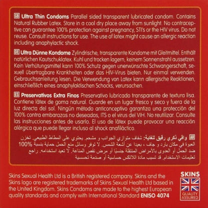 SKINS - ULTRATYNNE PREMIUM KONDOMER PAKKE 4