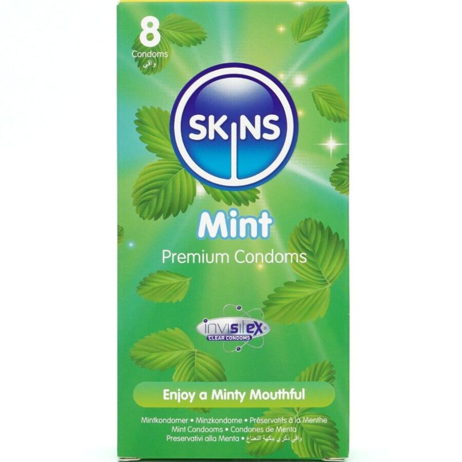 SKINS - MINT PREMIUM KONDOMPAKKE 8
