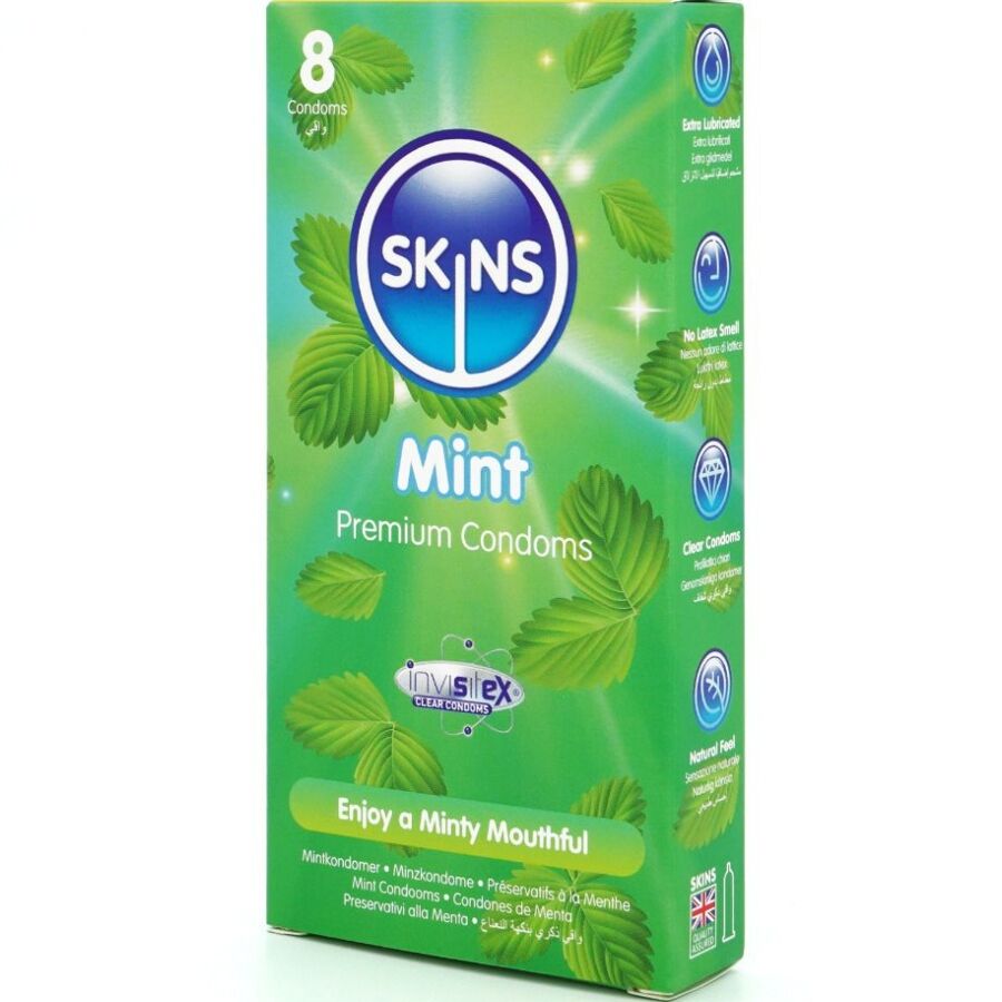 SKINS - MINT PREMIUM KONDOMPAKKE 8