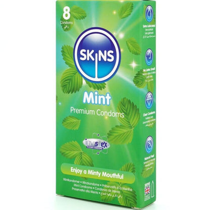 SKINS - MINT PREMIUM KONDOMPAKKE 8