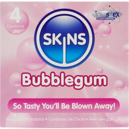 SKINS - BUBBLEGUM PREMIUM KONDOMPAKKE 4