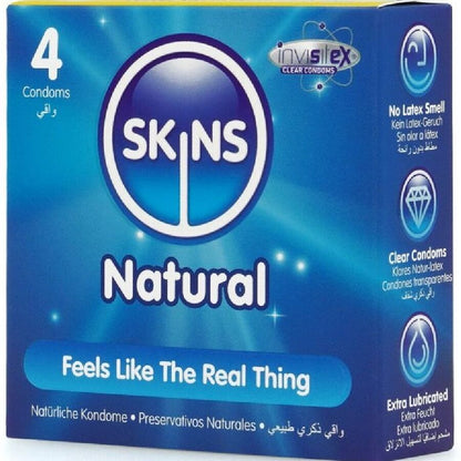 SKINS - NATURLIGE PREMIUM KONDOMER PAKKE 4