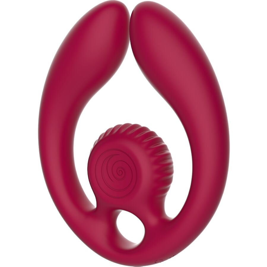 SNAIL VIBE - GIZI DUO COUPLES STIMULATOR REMOTE CONTROL BURGUNDY