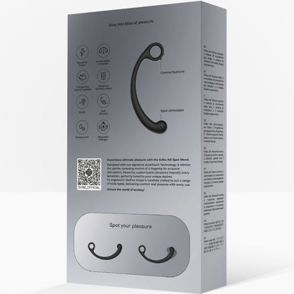 SNAIL VIBE - AXI VIBRERENDE MASSASJESTAV SVART