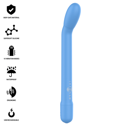 INTENSE - KARLIE RECHARGEABLE G-SPOT STIMULATOR BLUE