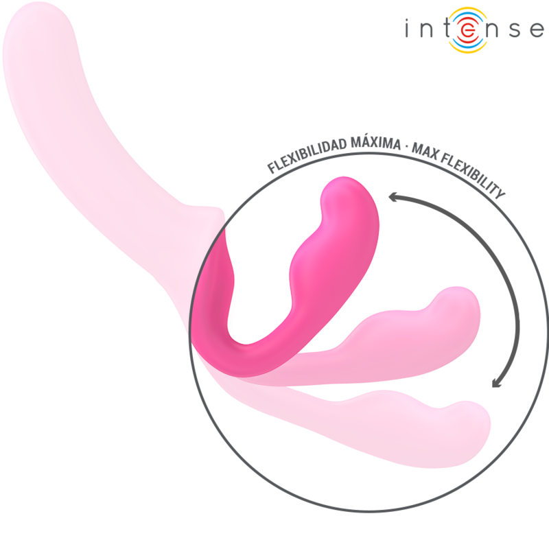 INTENSE - AMY DOBBELVIBRATOR 20 CM ROSA FJERNKONTROLL